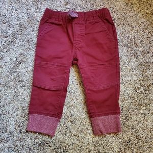 Cat and Jack Maroon Jogger Style Pant